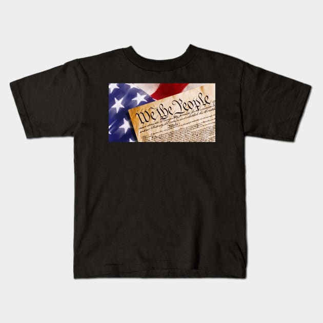 We The People Kids T-Shirt by NeilGlover